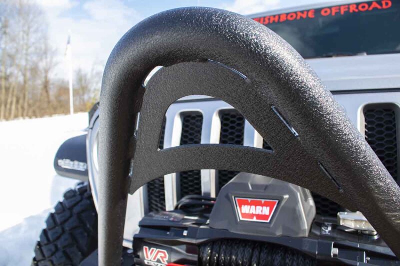 Jeep Gladiator JT Body Armor - Front - Fishbone Offroad - Barracuda Stinger Bar - `20-`27